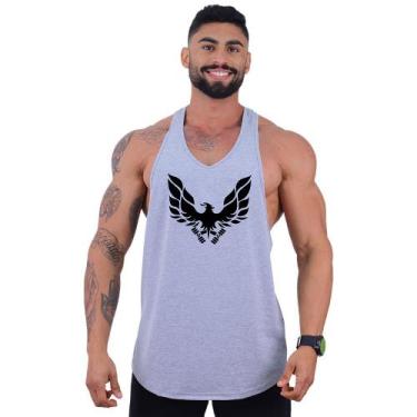 Imagem de Regata Super Cavada Masculina MXD Conceito Fênix, G, Masculino, Cinza