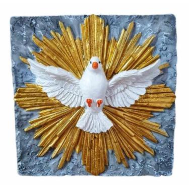 Imagem de Imagem Estátua Divino Espírito Santo Parede Resina - Althea Arte Decor