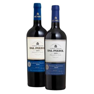 Imagem de Kit 2 Vinhos Tinto Fino Seco Cabernet Franc/ Touriga Nacional Dal Pizz