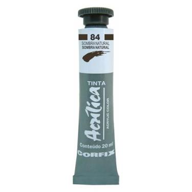 Imagem de Tinta Acrílica 20ml 084 Sombra Natural Corfix, 084 SOMBRA NATURAL
