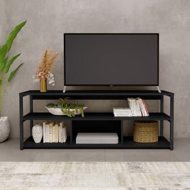 Imagem de Estante Rack Sala Tv 50 Polegadas preto
