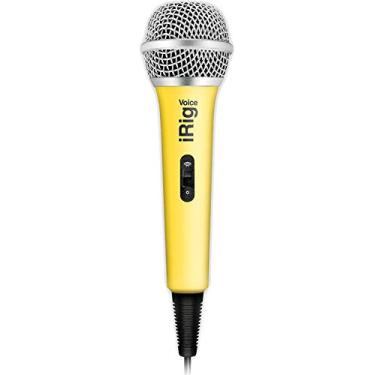 Imagem de IK Multimedia Microfone de karaokê iRig Voice (amarelo) para smartphones e tablets