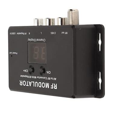 Imagem de Modulador RF, modulador UHF, modulador de link de TV, conversor AV para RF para encontros globais ou externos usando formatos NTSC PAL B G, 1, D K, L M N TV
