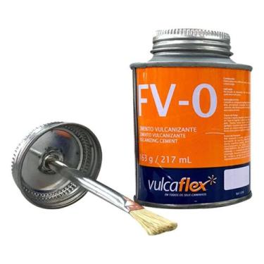 Imagem de Cola Cimento Vulcanizante Remendo a Frio Lata 163g FV-0 - Vulcaflex