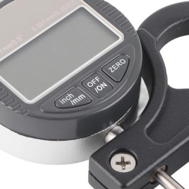 Imagem de Medidor de Espessura Digital, Medidor de Exibição LCD 0,001mm 0-12,7 Mm Para Couro, Papel, Pano, Filme Com Caixa de Alumínio