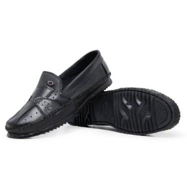Imagem de Mocassim Masculino Em Couro Legítimo Original Super Leve, Confortável 