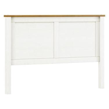 Imagem de Cabeceira Casal 1,60 Branco/Freijó Topázio - FN - Finestra