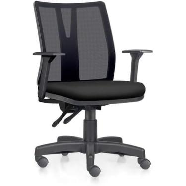Imagem de Cadeira Addit Diretor Frisokar Ergonômica NR17 Giratória Escritório Encosto em Tela Mesh Back Sytsem Braço Regulável