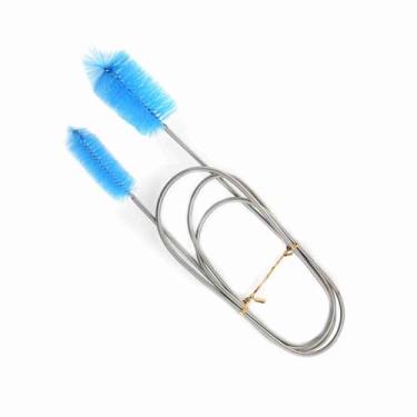 Imagem de Tubos Extremos Duplos Bruscada de Limpeza, Escova de Aço Inoxidável Limpo 3 Cores, Ideal para Tubos Limpeza e Vidro 9-35 Mm (Azul)