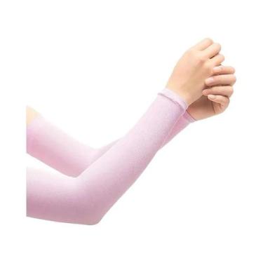 Imagem de Aquecedores de Braço Unissex com Proteção UV - Ideal para Corrida, Pes