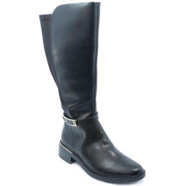Imagem de Bota Ramarim Comfortflex Detalhes Cano Alto Feminina - Preto