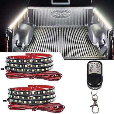 Imagem de UWDESY Kit de fita de luz LED para cama de caminhão de 152 cm, faixa de luz traseira, faixa de luz interior de carro, faixa de iluminação decorativa para caminhonetes, caminhonetes, carrinhas, SUV,