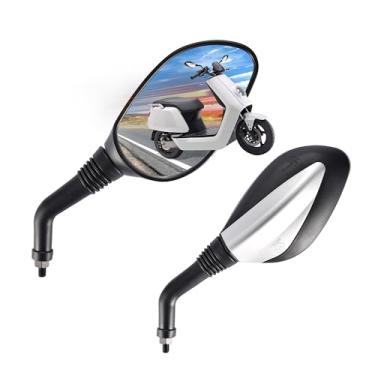 Imagem de GOOFIT Espelho retrovisor universal de 8 mm para motocicleta GY6 50cc 125cc 150cc 250cc scooter ciclomotor