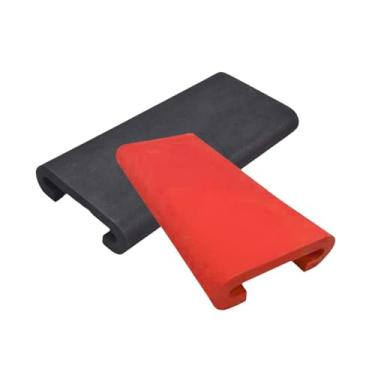 Imagem de Dynwave 2x Dragon Boat Seat Pad Rapddling Cushion Absorção à prova d'água Absorção de choque não deslizante tapetes de assento de caiaque U Forma para, Preto Vermelho