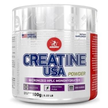 Imagem de CREATINE USA 100% PURA HPLC (100G) MIDWAY-Unissex