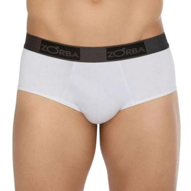 Imagem de Cueca Zorba Slip Comfort Algodão 674, Branco, P