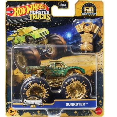 Imagem de Hot Wheels Monster TRUCKS Gunkster Campeonato de Bigfoot Mattel JDV96