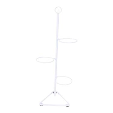 Imagem de SiaBiced Suporte para copos de café, suporte para copos de papel, para balcão, armário para sala de descanso, bar, chá, loja, Branco