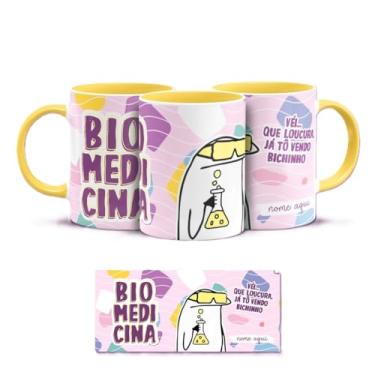 Imagem de Caneca Profissões Criativa – Personalizado em Porcelana para Profissionais (Biomedicina)