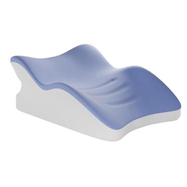 Imagem de IEUDNS Almofada para costas em cunha para cama, suporte compacto multifuncional ergonômico para cintura e costas, elevação de pernas para dormitório de, Sem Travesseiro Pequeno