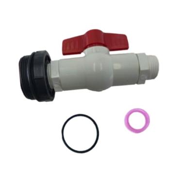 Imagem de Generic Kit de de barril de chuva, de tanque de água, antepara de PVC, recipiente de tambor, coletor de cano de descida, de tambor, rosca de