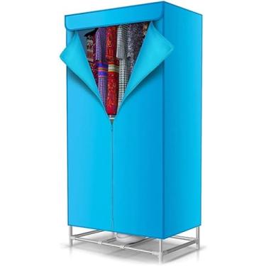 Imagem de Secador De Roupas Elétrico Portátil 1000 W Guarda-roupa De Secagem De Ar Quente Aquecedor De Roupas De Rack De Secagem Interno, Purple