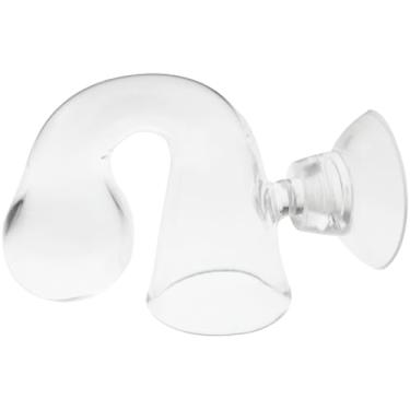 Imagem de BLLNDX Verificador de gotas de CO2 de vidro sem solução 45 x 55 mm detector de CO2 aquático instrumento de detecção de gás detector de tanque de peixes