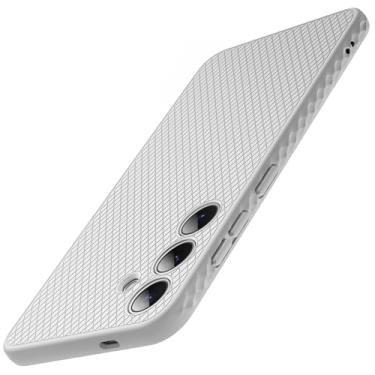 Imagem de JETech Capa Grip para Samsung Galaxy S24, Ajuste Fino em TPU Macio Case Protetora para Telefone com Lente de Câmera Proteção Total, Capinha à Prova de Choque (Cinza)