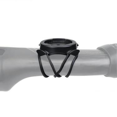 Imagem de Adaptadores de suporte de bicicleta externos compatíveis com computadores Garmin GPS, Go Pro, luzes de bicicleta, suporte de alça de liberação rápida para bicicleta de estrada, mountain bike, BTT