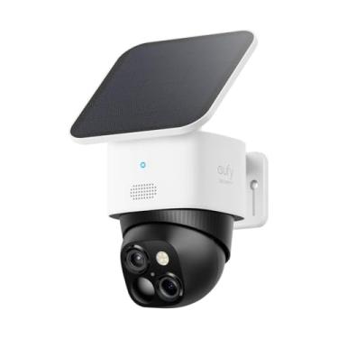 Imagem de eufy Security SoloCam S340 Câmera De Segurança Wi-Fi 2.4GHz Solar Sem Fio, 360° Pan/Tilt, Sem Taxa Mensal, Compatível HBS380, Preto e Branco