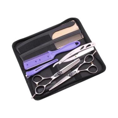 Imagem de Tesoura De Cabeleireiro Profissional De 6 Polegadas, Tesoura De Desbas