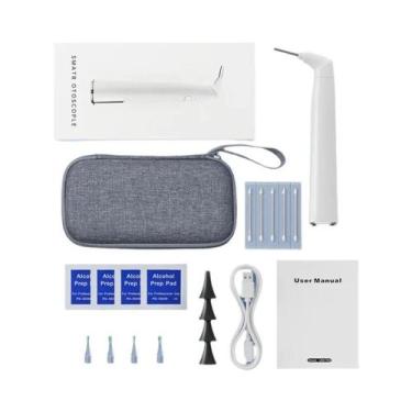 Imagem de Endoscópio De Câmera De Ouvido Sem Fio 3.9mm 720P HD WiFi Otoscópio Co