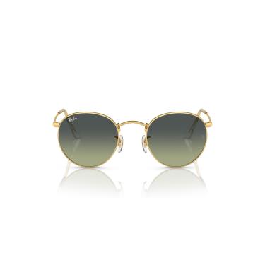 Imagem de Óculos de Sol Ray-Ban Round Metal 0RB3447 001/BH Tam 53 / Ouro - Lentes Verde