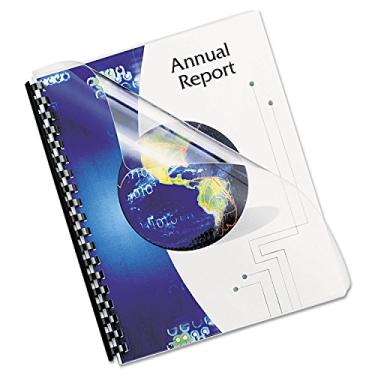 Imagem de Fellowes Capas transparentes de PVC para encadernação, grande, 25 por pacote (52309)