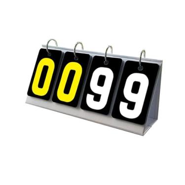 Imagem de oshhni Placar Flip Number Score Scoreboard Números Placar Contador de Pontuação para Bola de Tênis