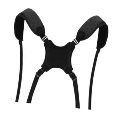 Imagem de simhoa Bolsa de golfe com alças duplas, acessórios para golfistas, ombreira à prova d'água, substituição confortável, alças para mochila de golfe