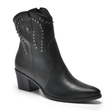 Imagem de Bota Western Via Marte 090-012-01 Feminina - Preta
