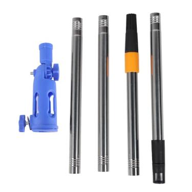 Imagem de Pintura Extender aço inoxidável plástico de 180 graus Rollo de tinta rotação de tinta Pólo de extensão para a borda de canto Pintura eficiente Compatibilidade multifuncional Fácil