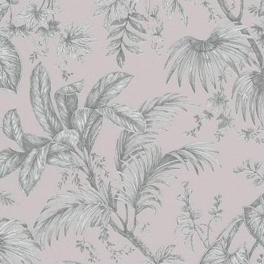 Imagem de Papel De Parede Jackie Folhagem Rosa 6818-30