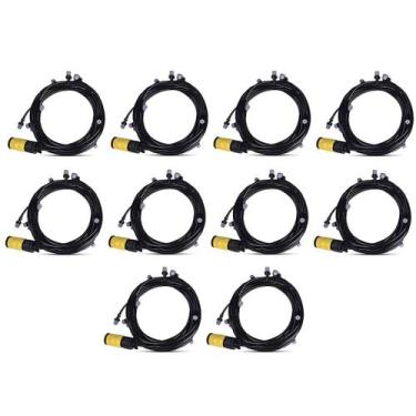 Imagem de Mangueira Climatizadora 10 Uni Sistema Irrigacao 10 Metros Jardim Quin