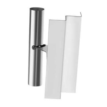 Imagem de WeiLaiKeQi Desempenadeira de canto com cabo ergonômico, faca de acabamento de cantos de aço inoxidável, ferramenta para cantos de drywall para projeto doméstico, W Shape 10x5.6cm