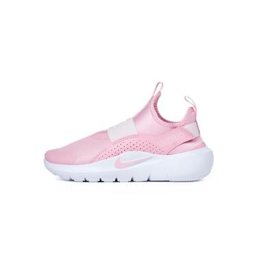 Imagem de Nike Tênis de corrida infantil Flex Runner 4, Rosa médio macio/rosa médio/espuma rosa, 11 Little Kid