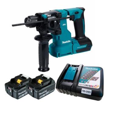 Imagem de Martelete Rotativo 18V DHR183Z C/ 2 Baterias 5Ah Makita Biv