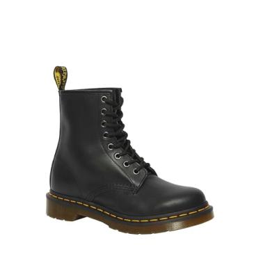 Imagem de Dr. Martens Bota de combate unissex de couro napa 1460 W para adultos, Preto, 11
