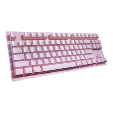 Imagem de Teclado Gamer Oex Wolf, Switch Pink