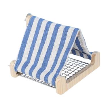 Imagem de Baoblaze Casa de de pássaro, tenda para, rede suspensa, cama de pássaro multifuncional, uso nas quatro estações, cama para periquitos, Azul