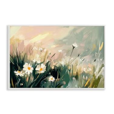 Imagem de Stupell Industries Arte giclée emoldurada Harmony In The Wild White por Elara Yasna, 40 x 61 cm