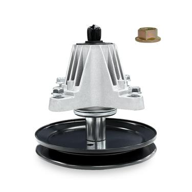 Imagem de IWIWE Conjunto do eixo do cortador de grama 618-09258 - substitui 618P09258, compatível com Cub Cadet XT2-LX46 XT1-LT46, MTD Craftsman T2400, Troy Bilt 46 XP 46I XP – Serve para decks de cortador de