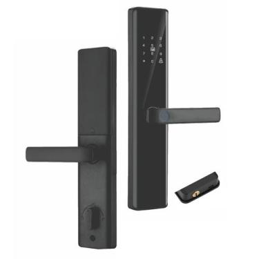 Imagem de Fechadura Eletronica Digital Wifi Biometria App Cartao Chave Celular S