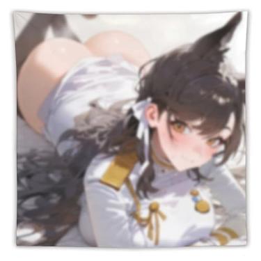 Imagem de LIEGBMEU Tapeçaria de biquíni sexy anime menina 152.4 cm x 152.4 cm interior exterior parede colcha arte decoração de tapeçaria caprichosa, AF340